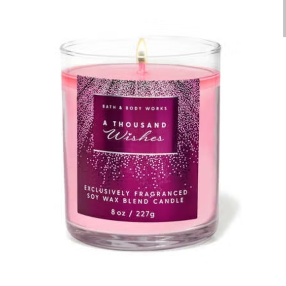 Bath & Body Works Other - "A Thousand Wishes" Single-Wick Candle
